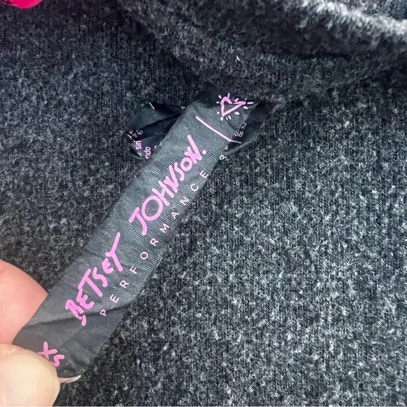 Betsey Johnson Performance Gray Sweatshirt with Butterflies Size XS - Picture 5 of 5